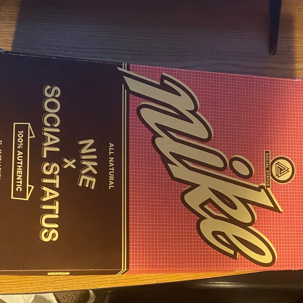Nike x Social Status Pink and Brown Box